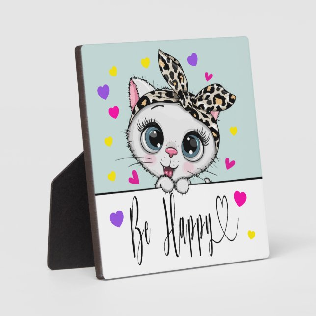 Be Happy  Plaque (Front)