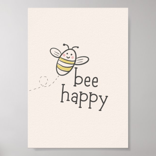 Be Happy Poster (Front)