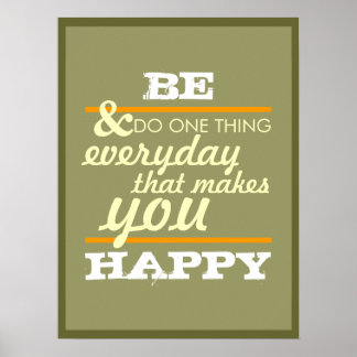 Be Happy Poster