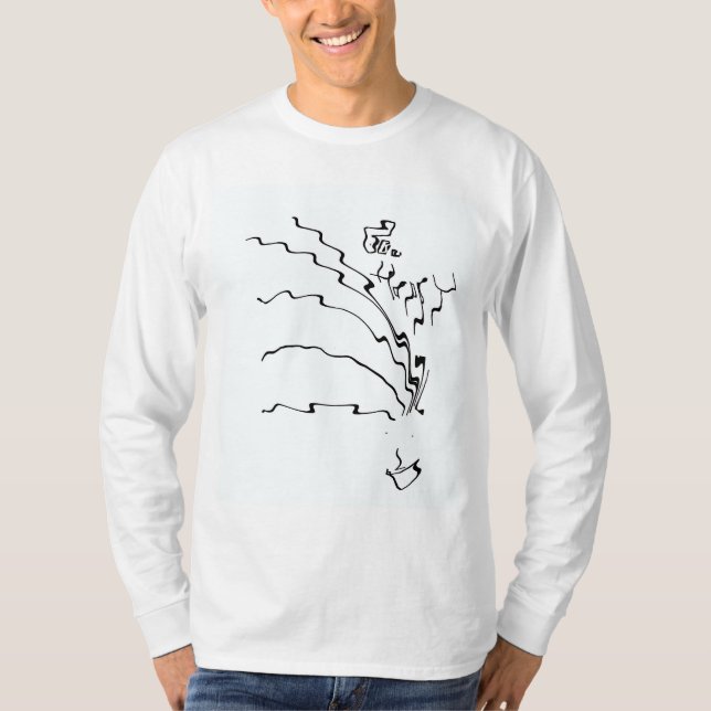 Be Happy Quirky Long Sleeve T Shirt (Front)