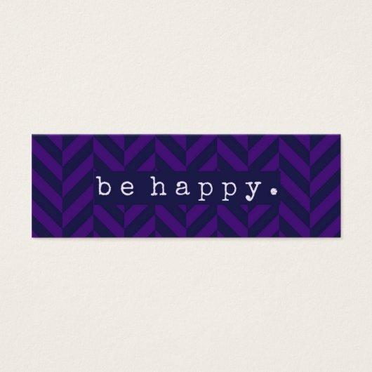 Be Happy Random Acts of Kindness Card (Front)