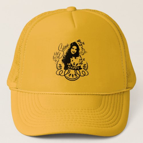 Be happy Selena Quintanilla Quotes Trucker Hat