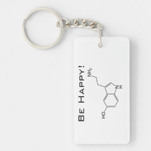 Be Happy! Serotonin Keychain