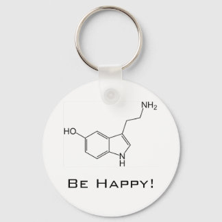 Be Happy! Serotonin Keychain