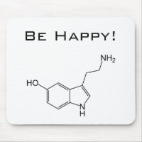 Be Happy! Serotonin Mousepad