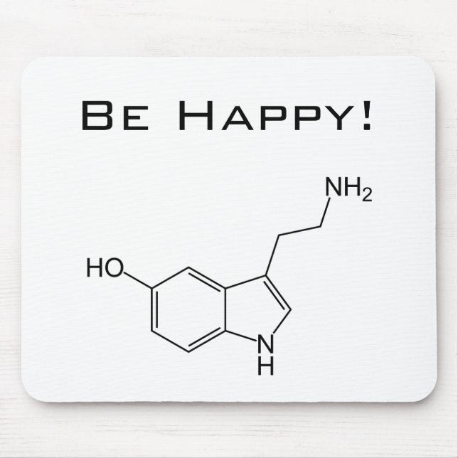 Be Happy! Serotonin Mousepad (Front)