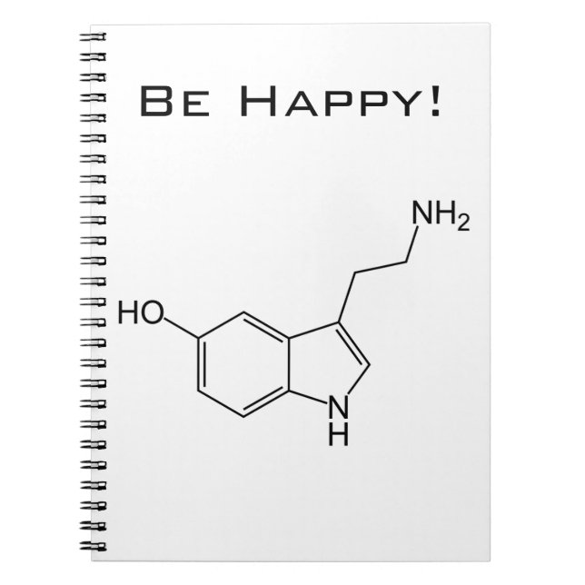 Be Happy! Serotonin Notebook (Front)