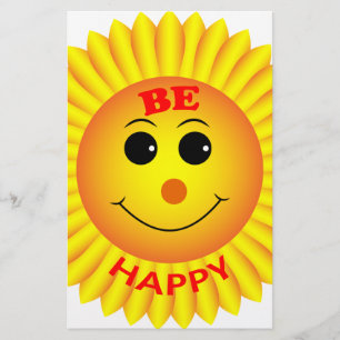 Be Happy Stationery