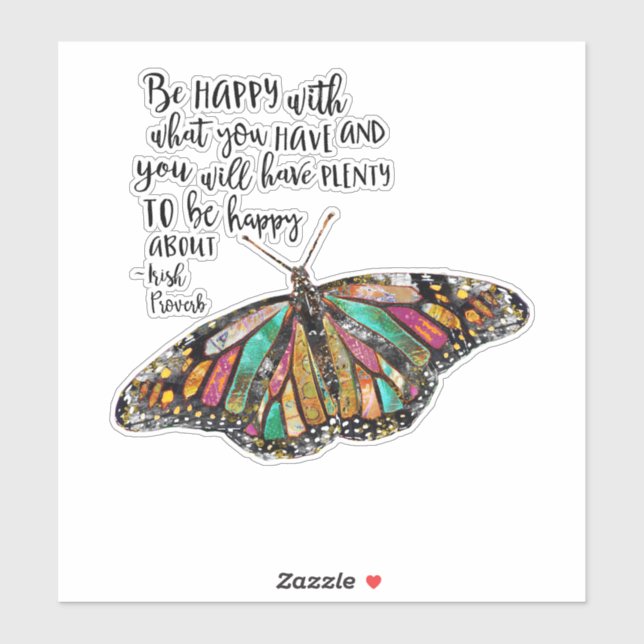 Be Happy Sticker (Sheet)