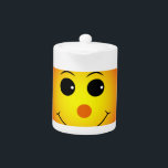 Be Happy Teapot<br><div class="desc">Be Happy Sun flowers. Brighten up your day 'be happy' make someone else happy.</div>