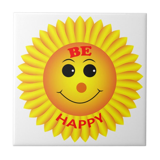Be Happy Tile (Front)