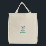 Be Happy Tote<br><div class="desc">Tote around your happiness all day with this 'Be Happy' tote bag. Perfect as a gift for others or even a treat for yourself! Guaranteed to make you and those around you smile.</div>