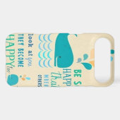 Be Happy whale iPhone 4 case! Case-Mate iPhone Case (Back (Horizontal))
