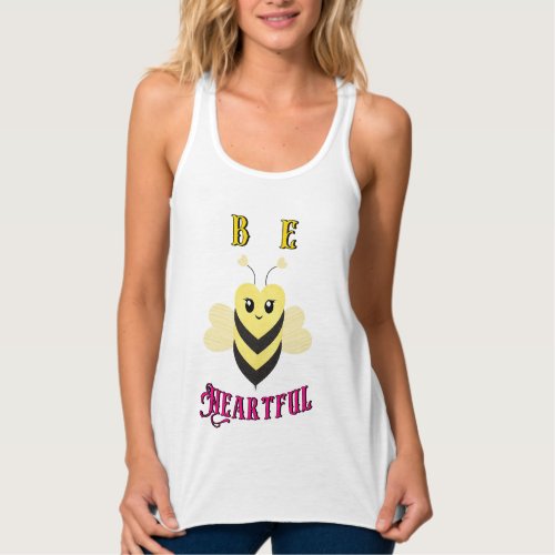 Be Heartful Day September Bee Queen Honey Heart Tank Top