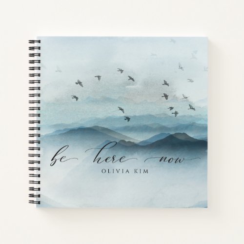 Be Here Now Journal Spiral Notebook