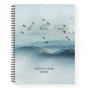Be Here Now Journal Spiral Notebook