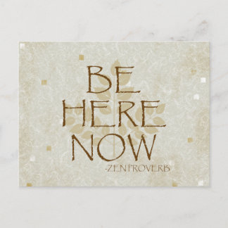 Be Here Now Postcard
