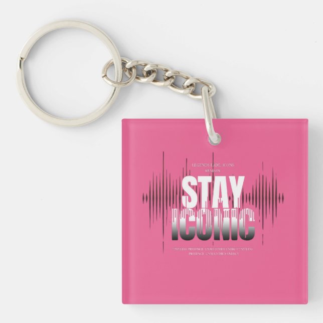 Be Iconic Keychain (Front)