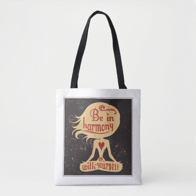 Be In Harmony With Yourself 2 Tote Bag (Front)