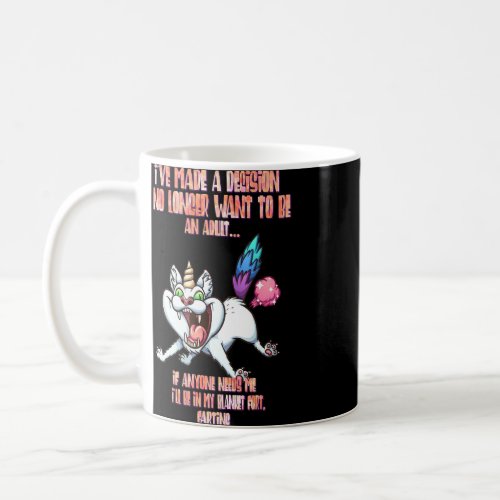 Be In My Blanket Fort Farting Funny Humor Quotes  Coffee Mug