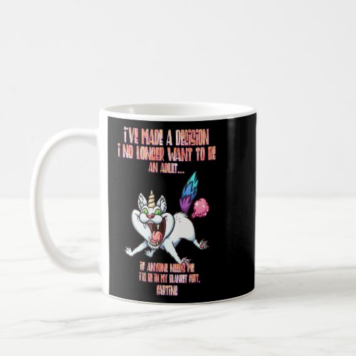 Be In My Blanket Fort Farting Funny Humor Quotes  Coffee Mug