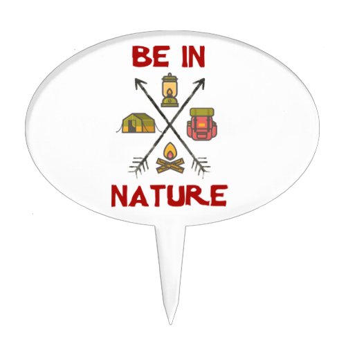 Be In Nature Cake Topper