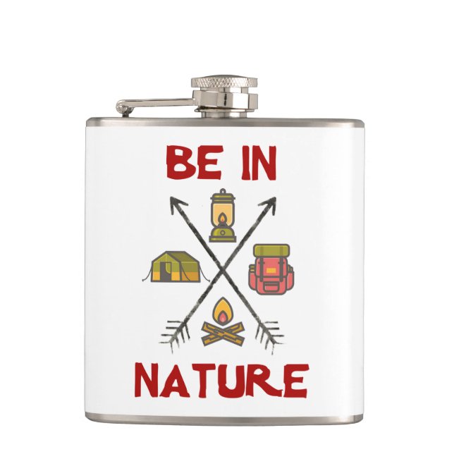 Be In Nature Flask (Front)