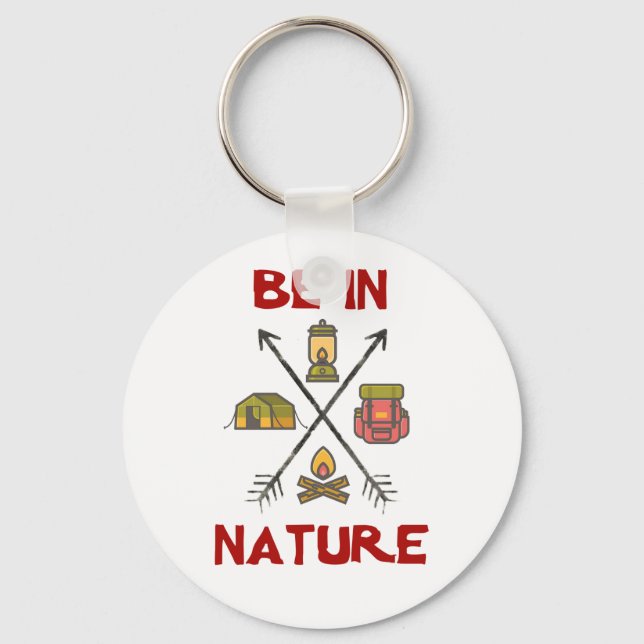 Be In Nature Keychain (Front)