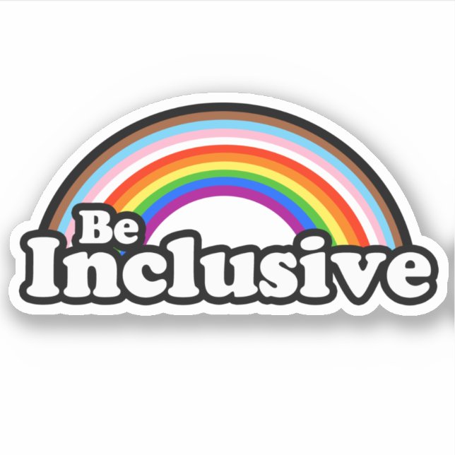 BE INCLUSIVE STICKER (Front)