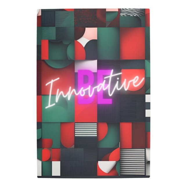 Be Innovative Metal Print (Front)