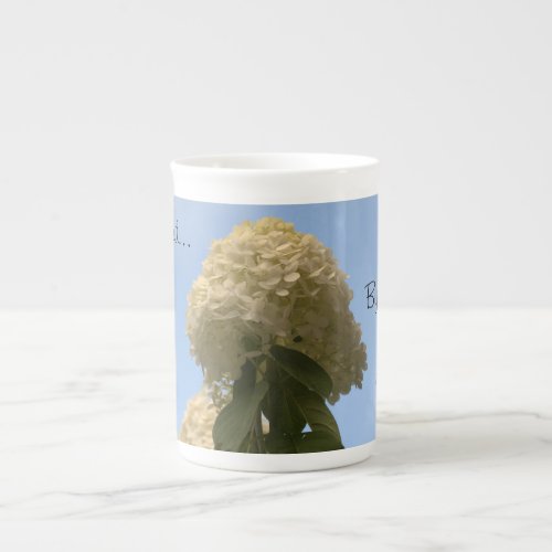 Be Inspired Lime Hydrangea Mug