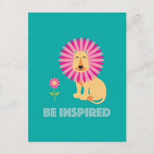 Be Inspired Postcard