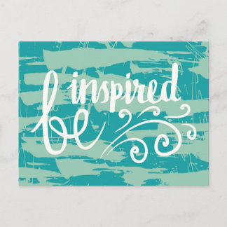 Be Inspired Postcard