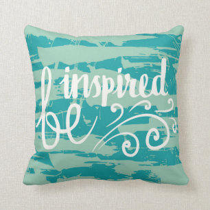 Be Inspired Throw Pillow