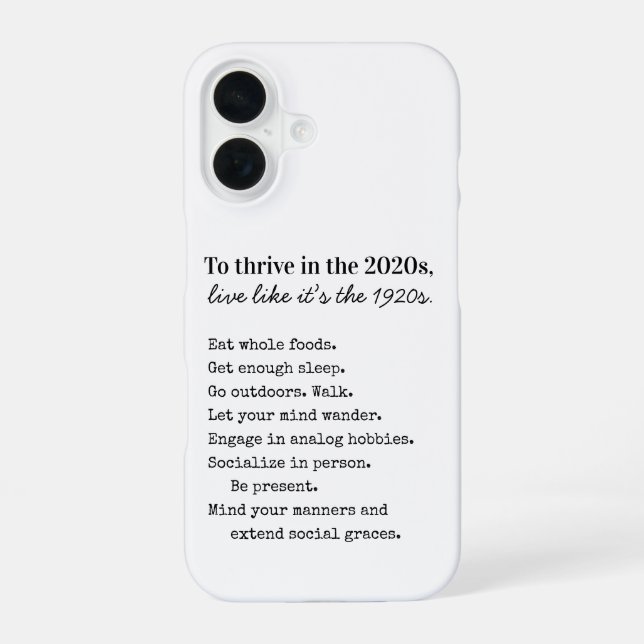 Be Intentional Thrive in 2026 Iphone Case (Back)