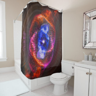 Be invigorated by showering in White Dwarf Light Shower Curtain