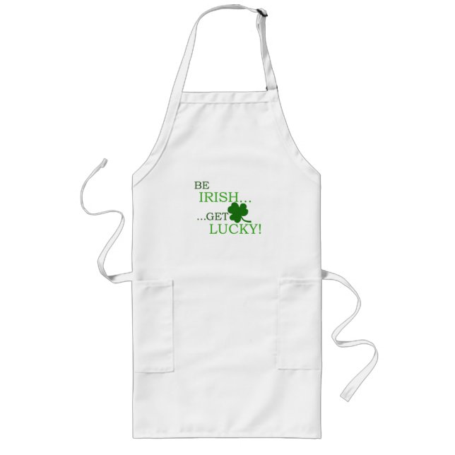Be Irish Get Lucky Apron (Front)