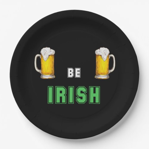 Be Irish SPD Party Paper Plates