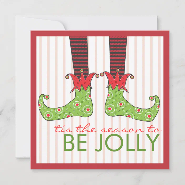 Tis The Season Package of 8 Christmas  Holiday Party Invitations 