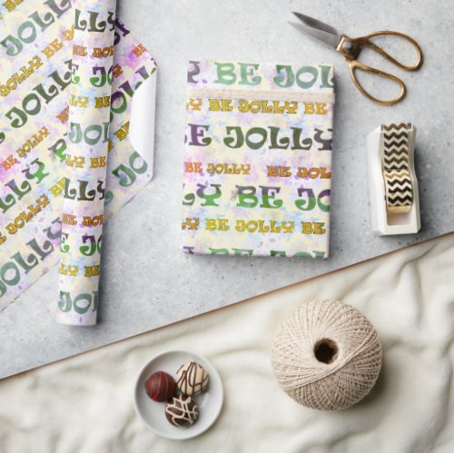 Be Jolly Wrapping Paper