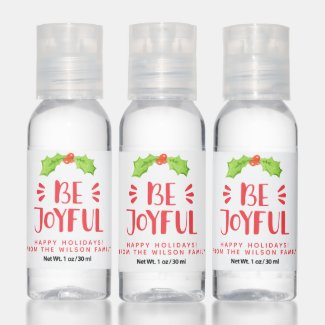 Be Joyful - Holly Leaf Christmas