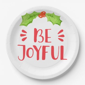 Be Joyful |  Holly Leaf Christmas