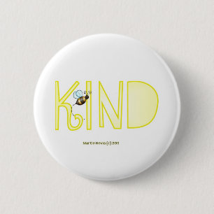 Be Kind - A Positive Word Pinback Button
