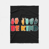 Be Kind American Sign Language Asl Disability Awar