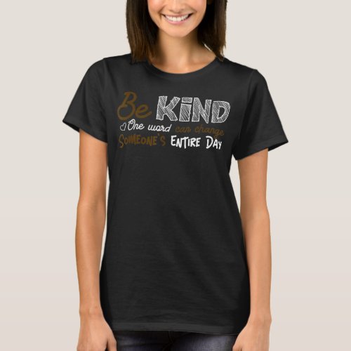 Be Kind Anti Bully Orange Unity Day Anti Bullying T_Shirt