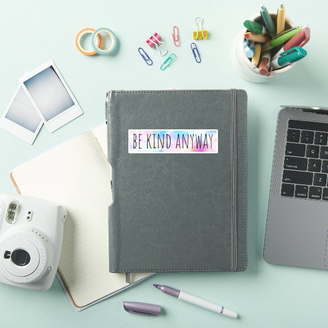 Be Kind Anyway  Sticker (iPad Cover)