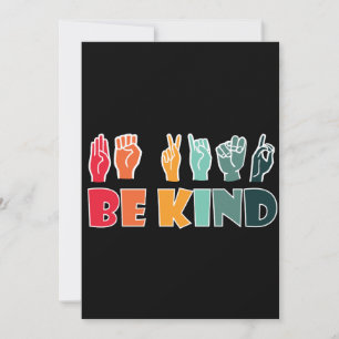 Be Kind ASL American Sign Language