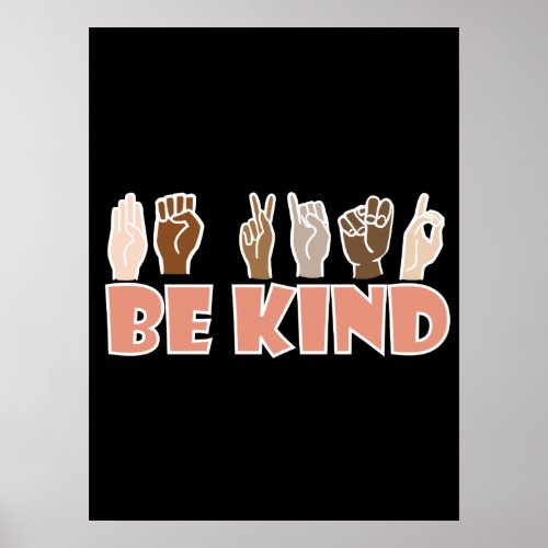 Be Kind ASL American Sign Language