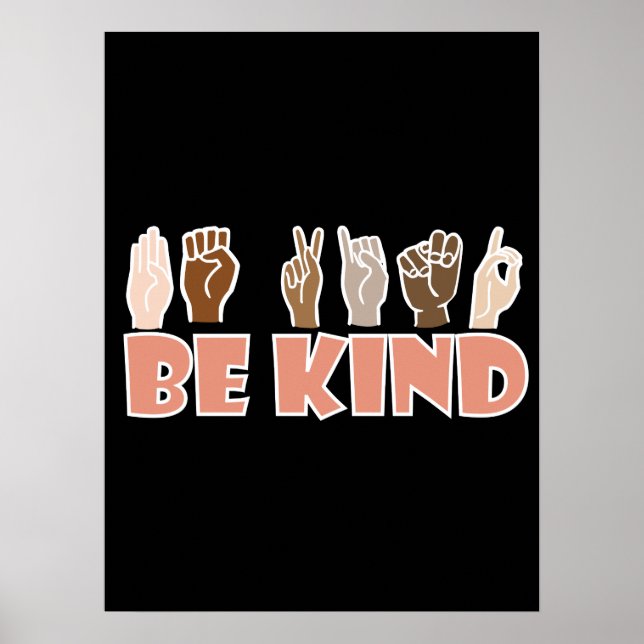 Be Kind ASL American Sign Language (Front)