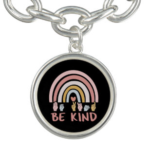 Be Kind ASL III - American Sign Language Bracelet